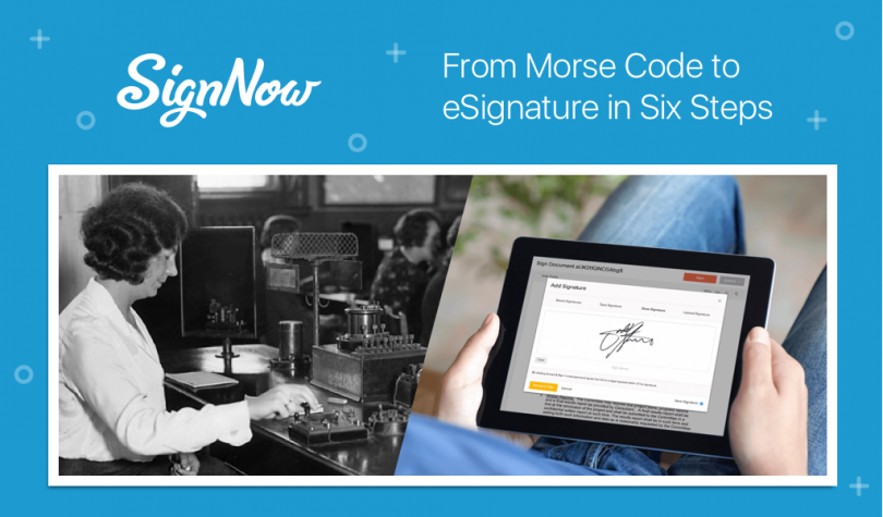 E Signature Code Brief History of Electronic Signature: from Morse Code to Electronic ...