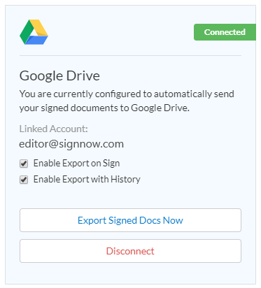 synchronize with google drive