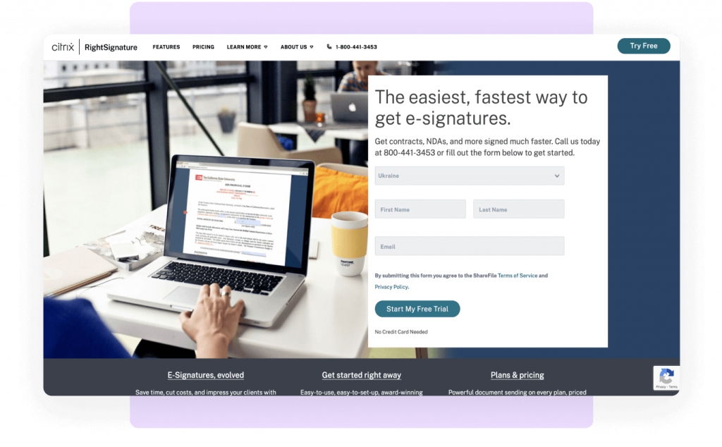 RightSignature by Citrix-eSignature solution