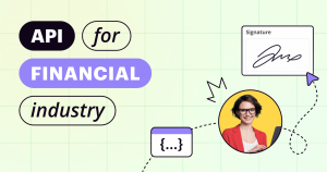 eSignature API for financial services industry featured image