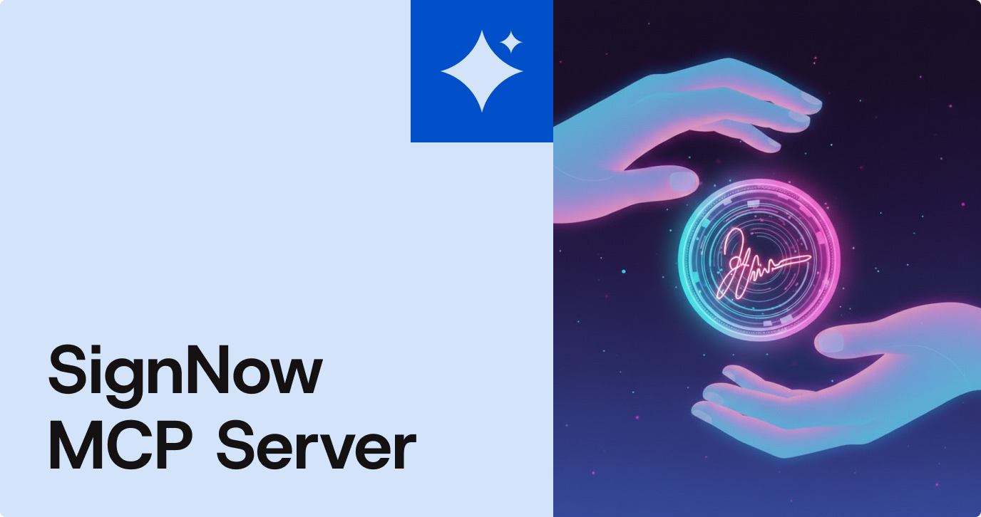 Cover image for the blog post "SignNow MCP Server: Integrate eSignatures with AI agents"
