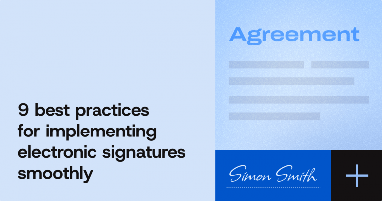 9 best practices for implementing eSignatures - airSlate SignNow Blog