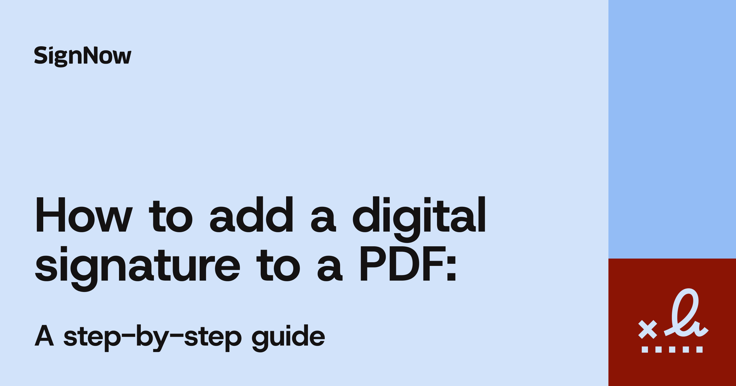 Learn how to add a digital signature to a PDF in four steps