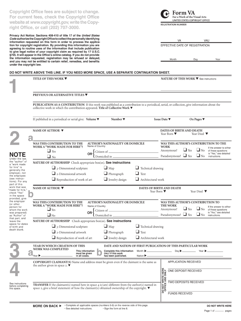  Office Va Form 2012-2023