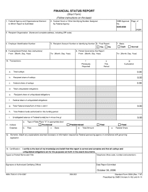 Standard Form 269a