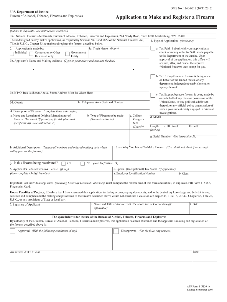  Application Make Register  Form 2007