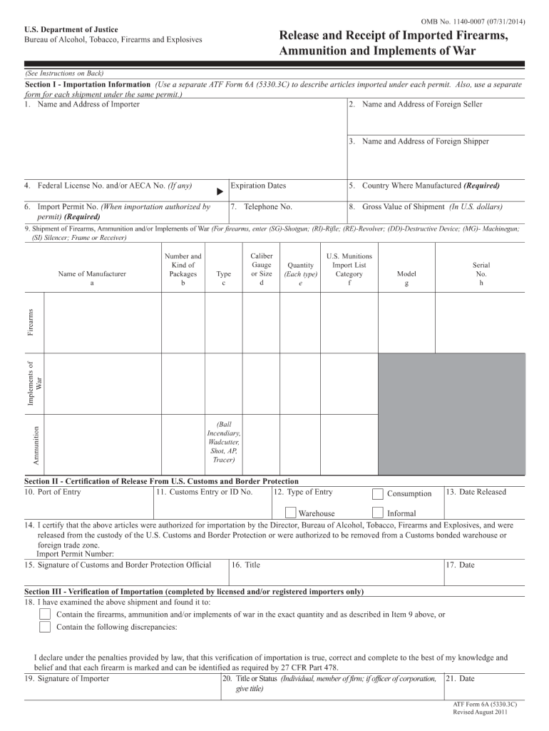  Form 6a 2011-2024