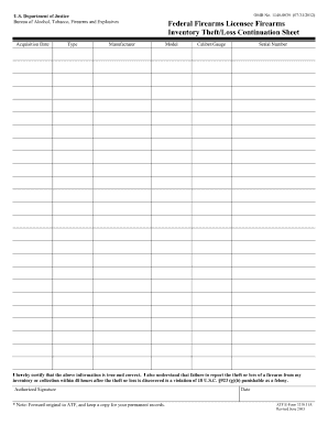 Atf Form 3310 11a