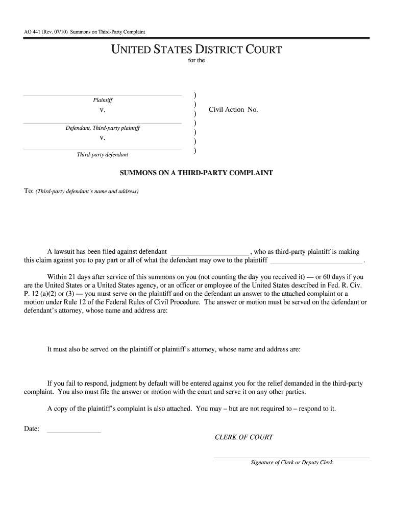 Ao 441  Form