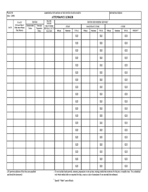 Ledger Book Online  Form