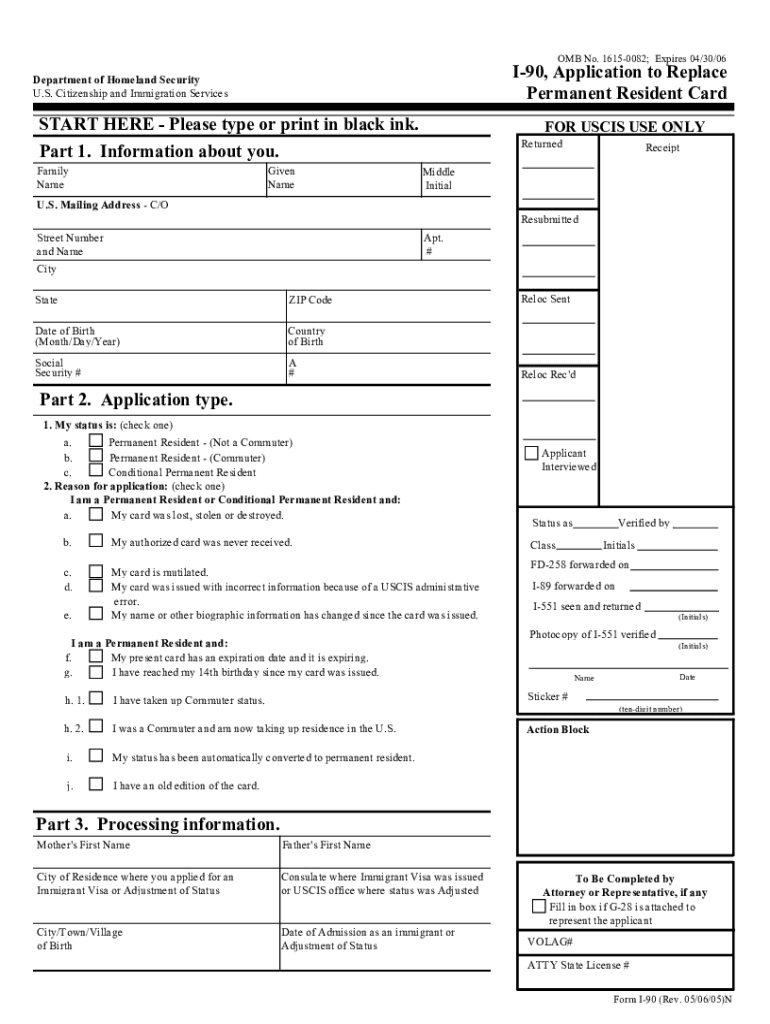 Get and Sign I 90 Form