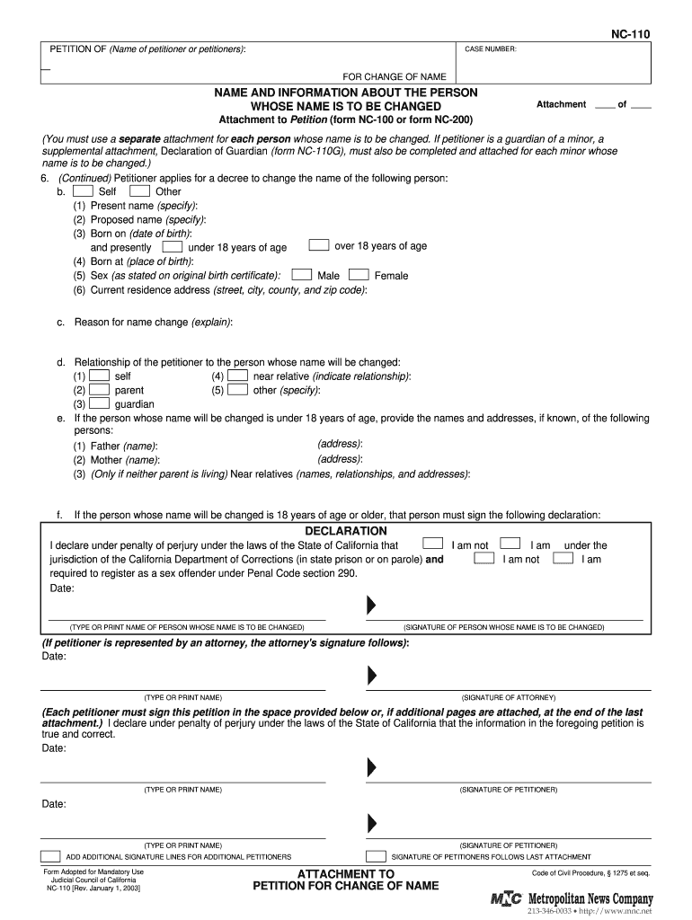  Form Nc110 2014