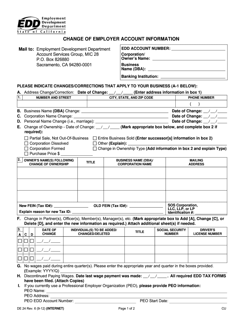  De24 Instructions Form 2012