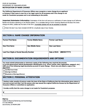 Barbercosmocagov Name Change Form