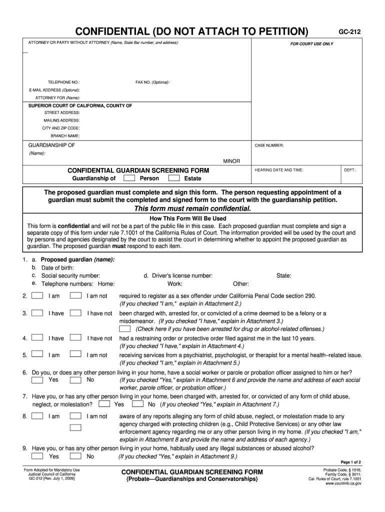  Form Gc 2009-2024