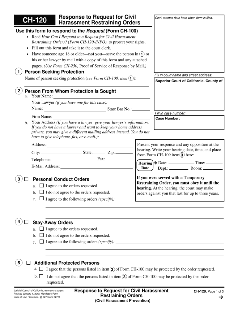  Ch 120  Form 2012