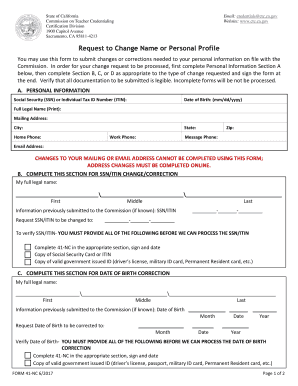 Ctc Name Change  Form