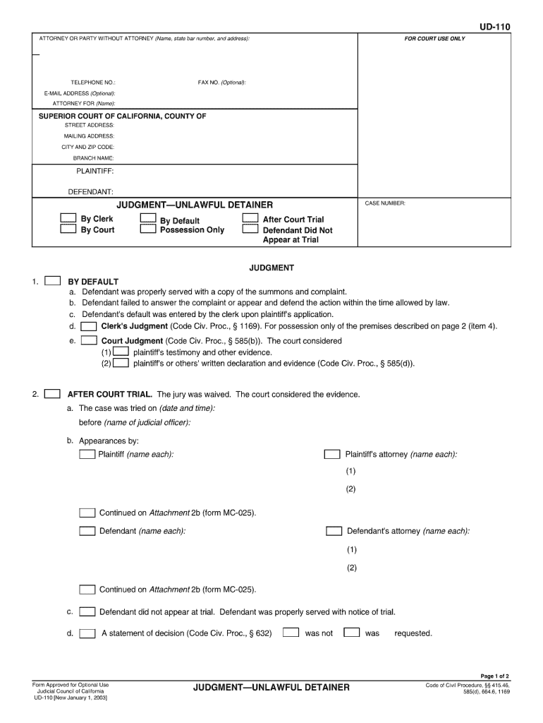  Ud 110 2003-2024