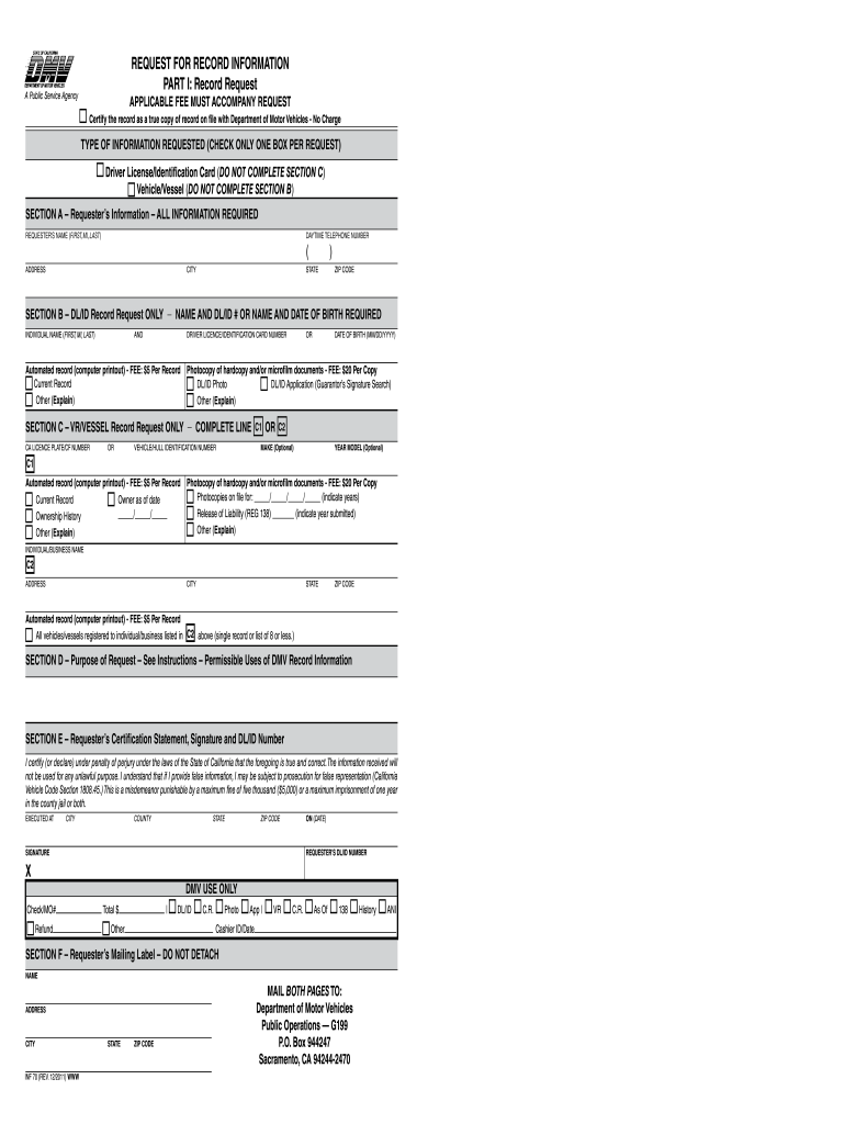 Get and Sign Request Record  Form 2011-2022
