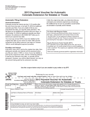 2013 Colorado Form 105