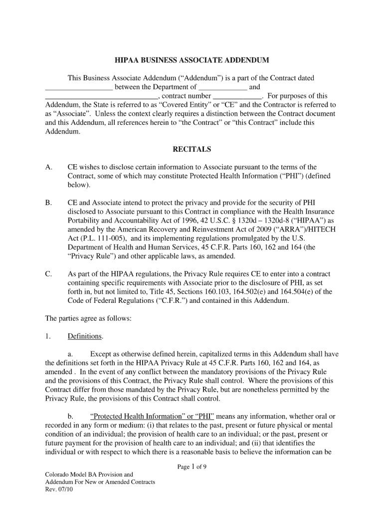  This Operating Agreement HIPAA Form 2010-2024