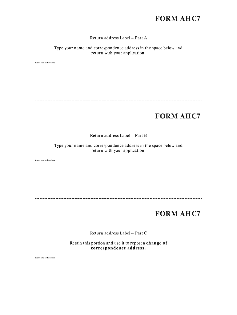 CT Bar Examining Committee  Form AHC7  Jud Ct