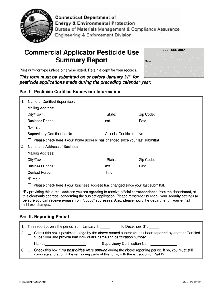  Ct Deep Pesticide Usage Report 2012-2024