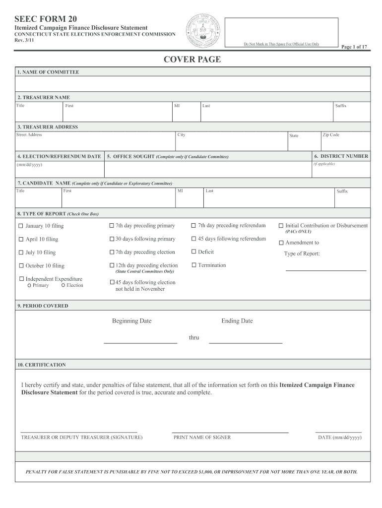  Seec Form 20 2012