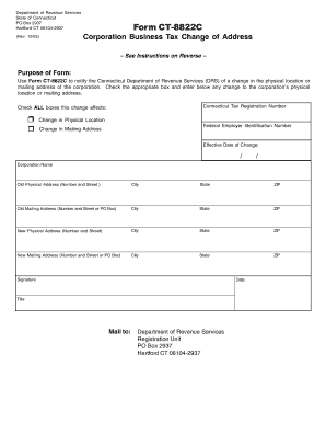 Ct 8822c Form