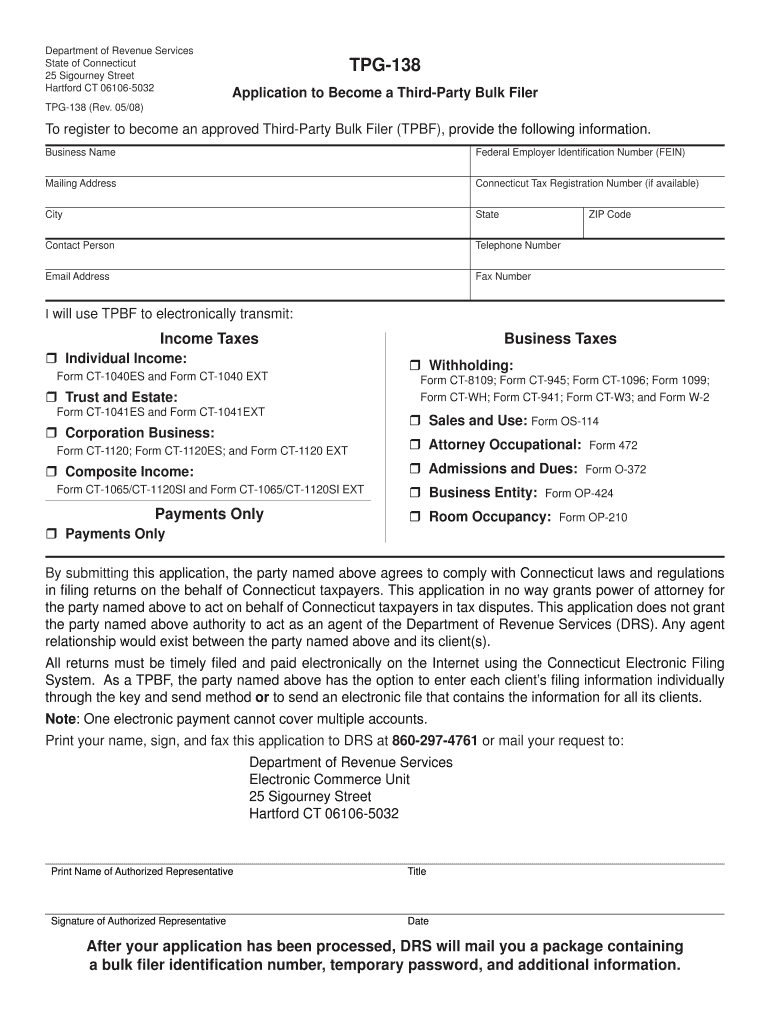  Tpg 138 Form 2020