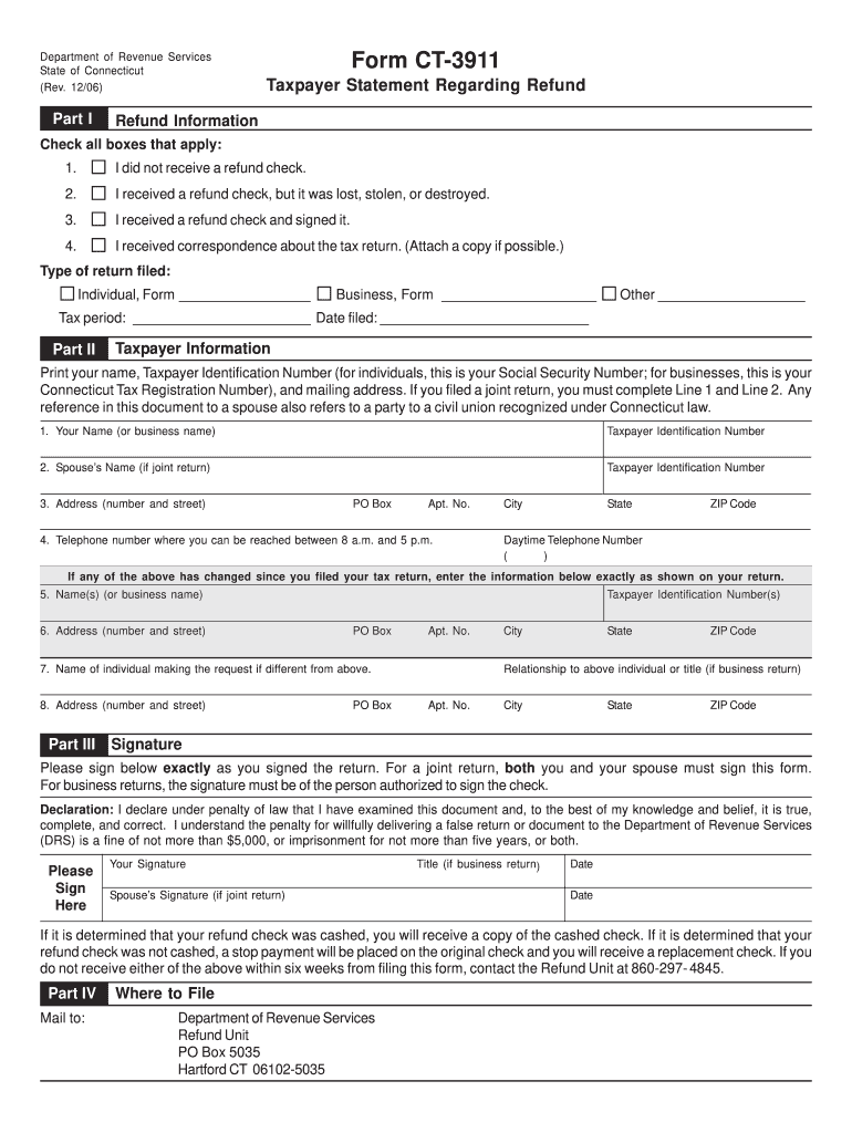  Ct3911  Form 2006