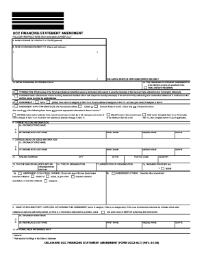 Ucc Financing Statement  Form