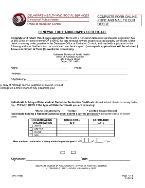 Dss Renewal Form