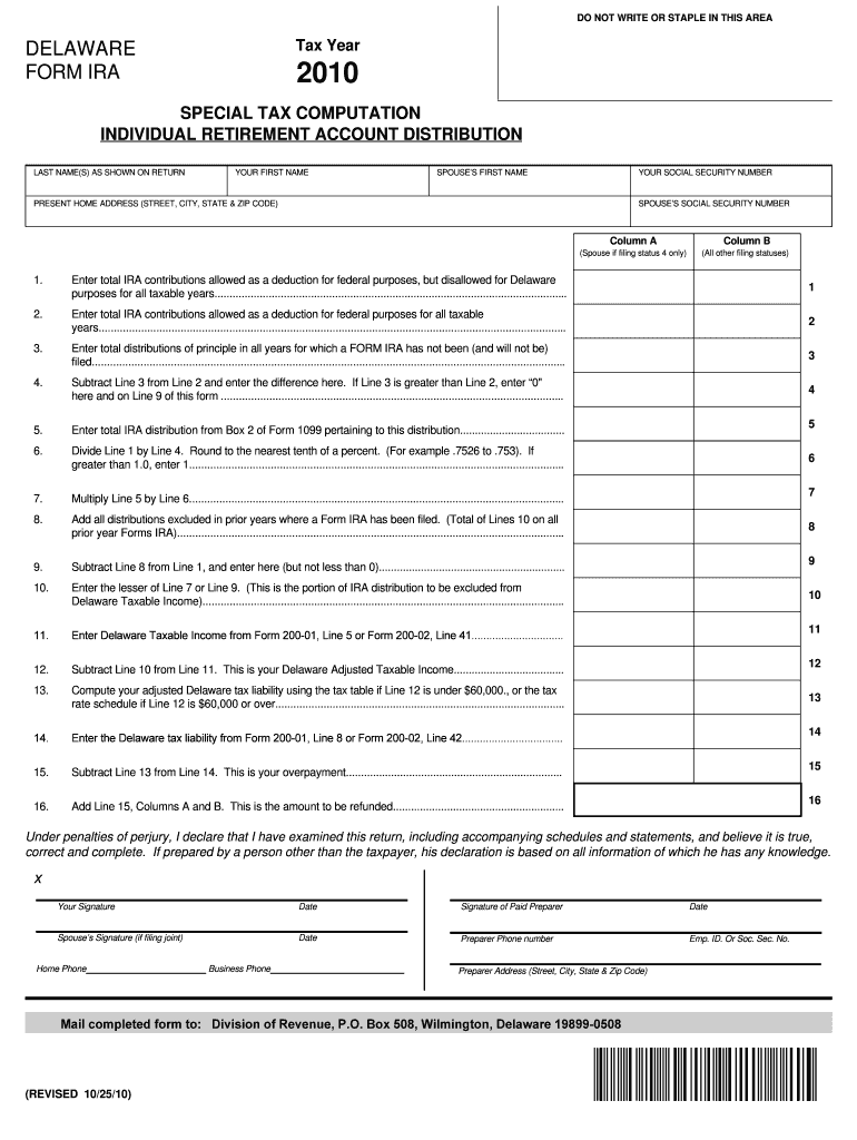 Download Fill in Form 99K  Division of Revenue  Delaware  Revenue Delaware