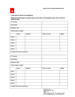 Swiss Entry Form PDF