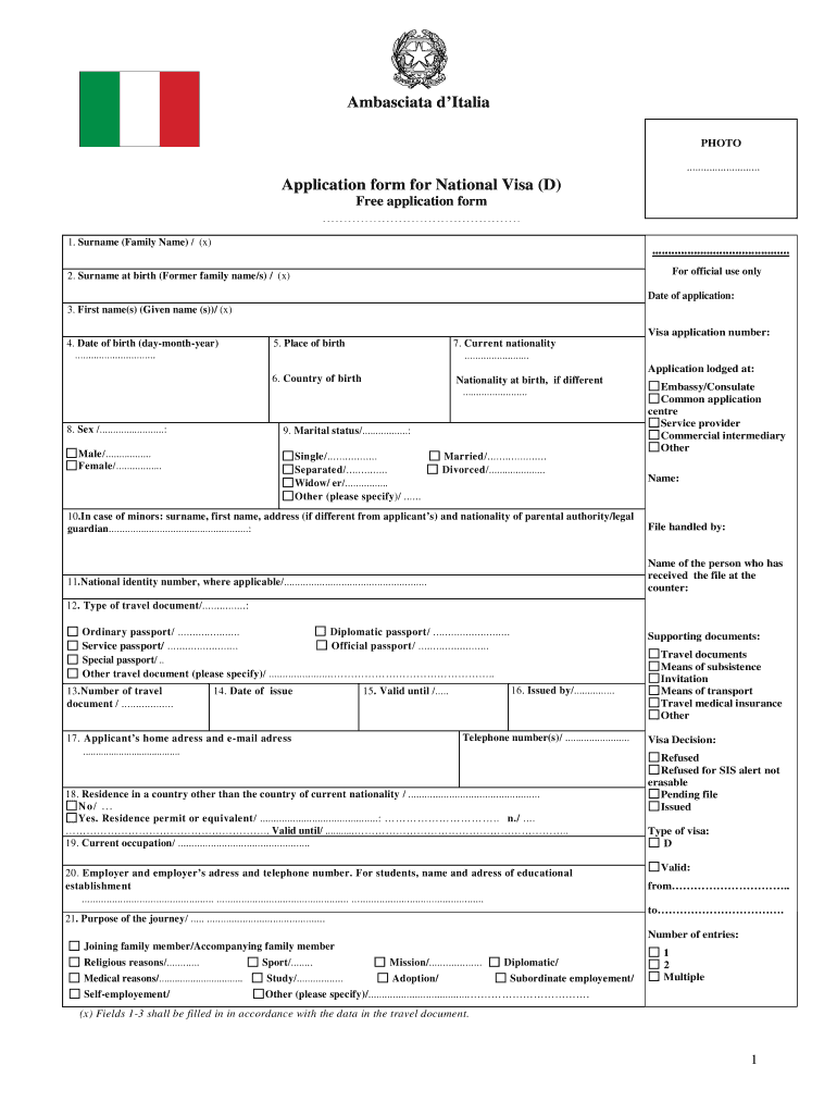 Visa Ds 160 Form Download