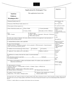 How to Fill Application for Schengen Visa Form