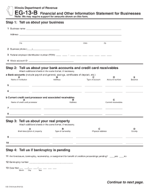 Eg 13 B  Form