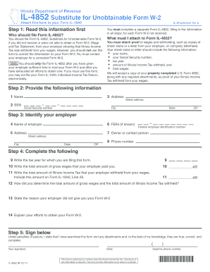  Il 4852 Form 2019