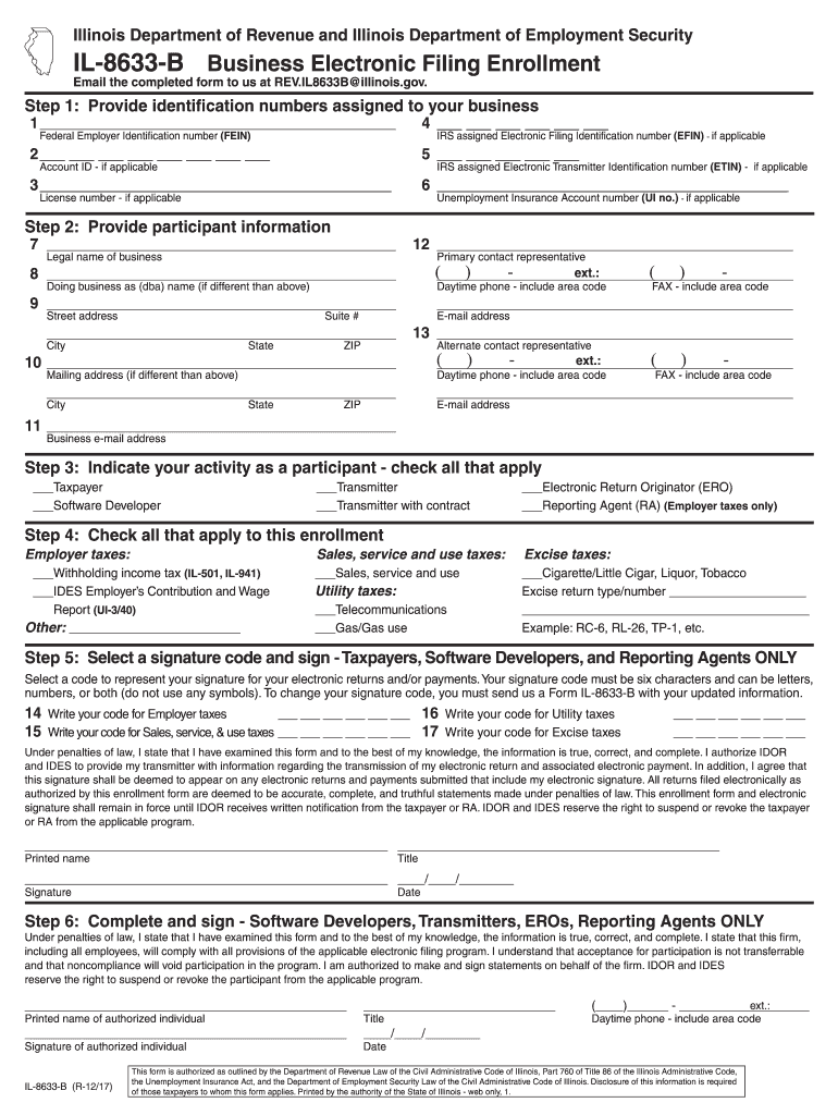 Il 8633 B  Form