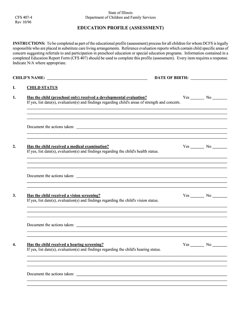 Cfs 407  Form