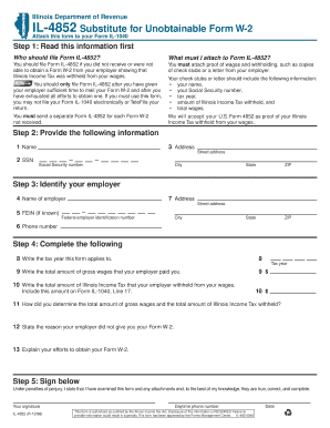 Il 4852 Form