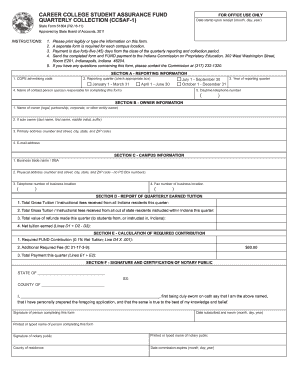 When is Ccsaf 1 State Form 51804 Due