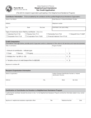 State Form 49176 Form Nc 10