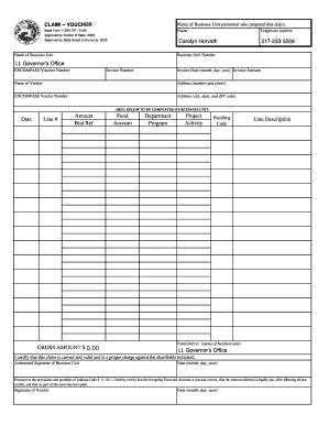 Indiana State Form 11294