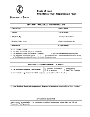 Trust Registration Form PDF