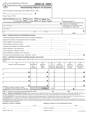 Iowa 1065 Instructions  Form