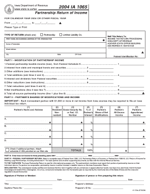 Ia 1065 Form