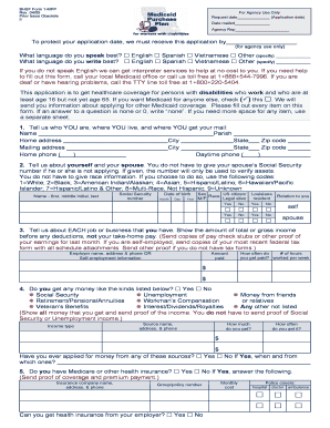 Get and Sign Louisiana Medicaid Application PDF  Form