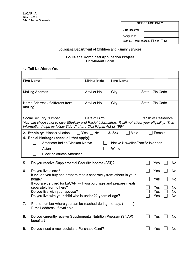  Lacap Application 2011